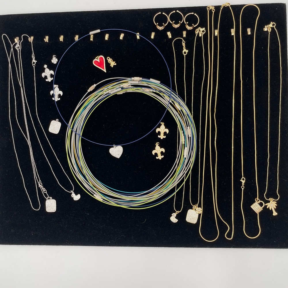 Unbranded Mixed Metal Women OS 48PC Y2K Wire Layering Jewelry Lot